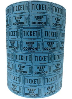 The Ticket Gurus Raffle Tickets (4 Rolls Of 2000 Double Tickets) 8000 Total 50 50 Raffle Tickets (Vertical (1X1.75))  - Image 1