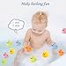 WAMSOLE 50 Pcs Multicolor Mini Rubber Ducks Baby Bath Toy Children Squeak and Float Colored Small Ducks in Bulk Toddlers Shower Duck Decorations Party Favors - Image 3