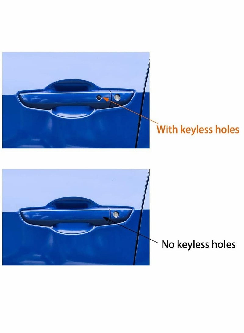 Car Door Handle, Carbon Fiber Pattern, Left-hand Drive for 10th Gen Civic Style Handle Cover, Honda Civic, Abs Black - Image 3