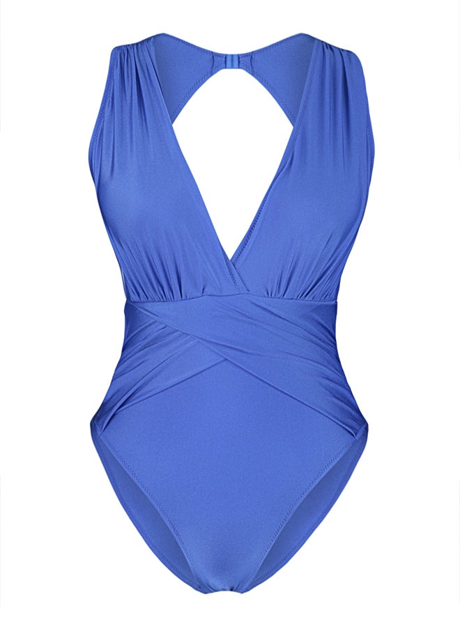 trendyol Saks Low-cut Draped Regular Core Swimsuit  - Image 5