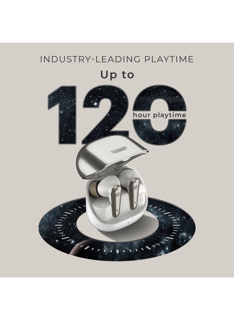 Noise Buds X Prime in-Ear Truly Wireless Earbuds with 120H of Extended Playtime, ENC for Clear Calling, Instacharge(10 min=200 min),Modern Dual Tone Finish, 11mm Driver, BT v5.3 Champagne White - Image 3