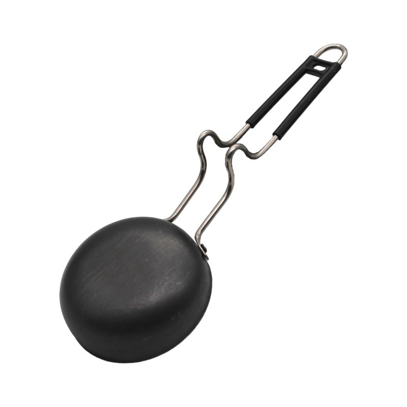 LAZYwindow مقلاة تادكا الأساسية من الحديد / مقلاة مع مقبض فولاذي للمطبخ | مقاومة للخدوش وصديقة للملاعق المعدنية | مقابض قوية | قطر 12 سم عبوة من 1 - Image 2