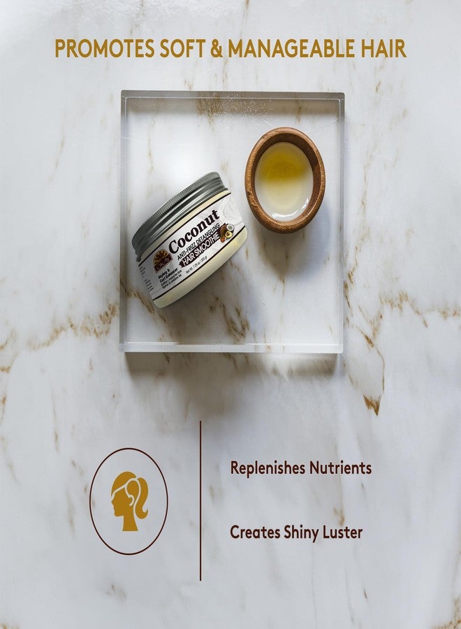 أوكي سموثي جوز الهند المضاد للتجعد والمفكك للشعر، 7.25 أونصة، بيج، 7.25 أونصة - Image 3