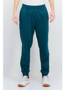 Gaiam Men Slim Fit Brand Logo Jogger Pants, Green  - Image 1