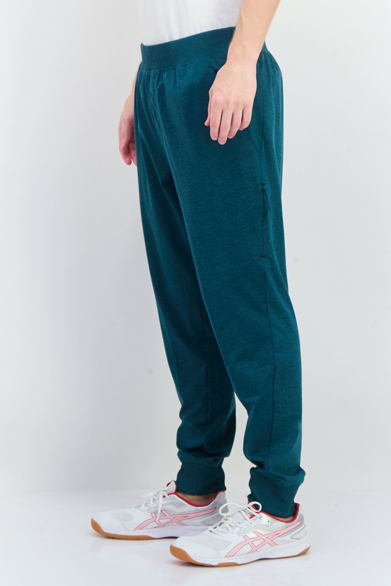 Gaiam Men Slim Fit Brand Logo Jogger Pants, Green - Image 2