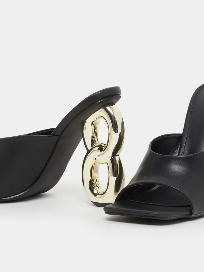 Styli Styli Chain High Heel Sandals
