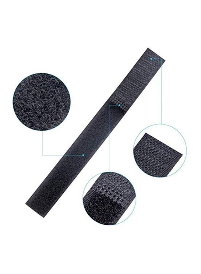 SAPU 50-Pieces Nylon Reusable Cable Tie Black 18centimeter - Image 3