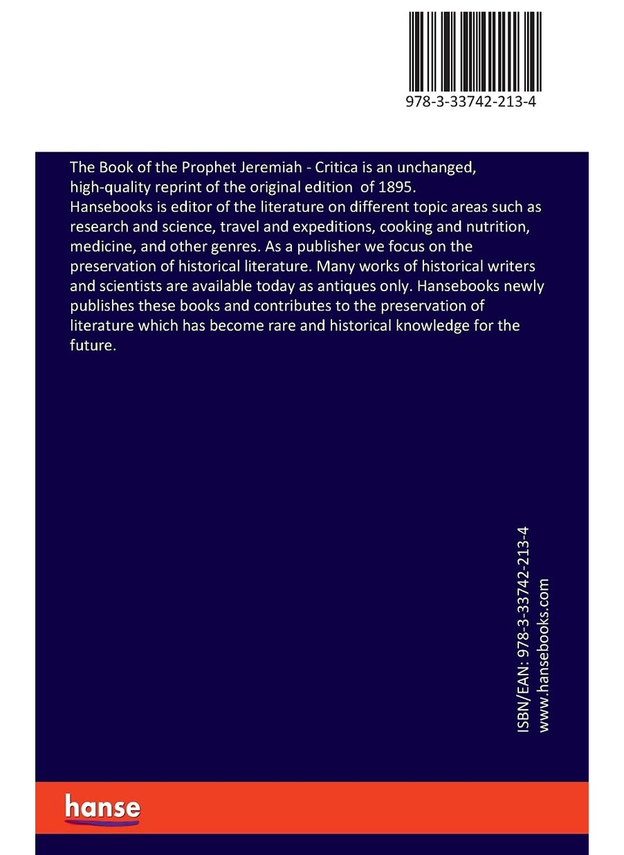 The Book of the Prophet Jeremiah: Critica  - Image 2