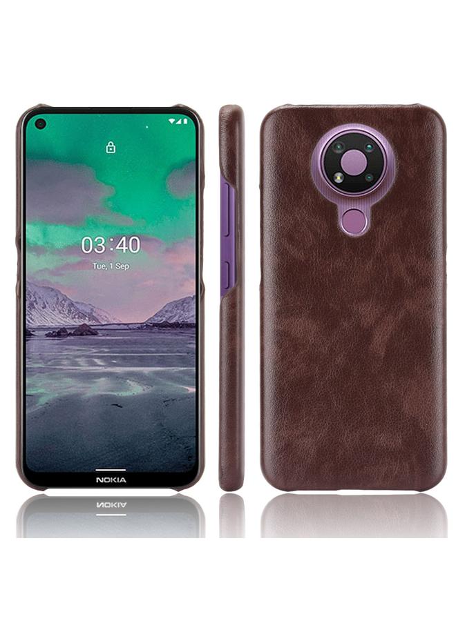 erorex Case For Nokia 3.4 Shockproof Litchi Texture PC + PU Case - Image 1
