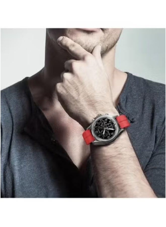 TIGER 22mm Magnetic Watch Band with Quick Release || Soft Silicone Sport Strap Designed for Men – Skin Friendly, Lightweight, Adjustable & Durable – Perfect for Fitness, Outdoor Activities & Everyday Use – Comfortable and Secure Fit - Image 3