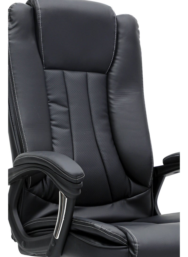 Multi Home Furniture Executive Black Ergonomic Office Chair with Footrest MH-7339-Black0 - Image 4