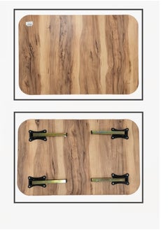Living Foldable legs floor center table for living room, kitchen, meeting room, multi-functional coffee table  60X80CM  - Image 5