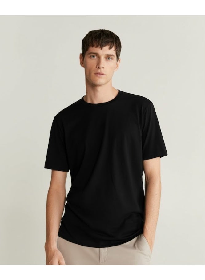  نسمعك تيشيرت أسود للجنسين من NSMIK – قطن 100% - Image 2