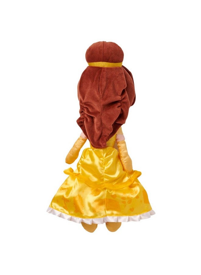 ديزني ستور دمية الأميرة المحشوة الرسمية من متجر ديزني، بيل من فيلم الجميلة والوحش، متوسطة الحجم 14 بوصة، ناعمة ومطرزة، ألعاب أميرات للبنات، دمى ديزني، حيوانات محشوة للبنات - Image 3