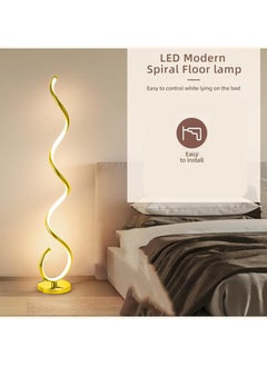 HOCC Gold Twisted Floor Lamp  - Image 2