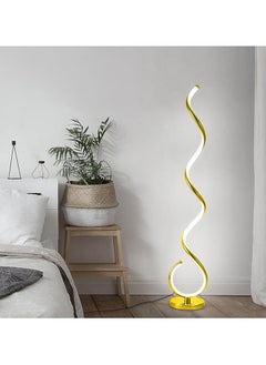 HOCC Gold Twisted Floor Lamp  - Image 5