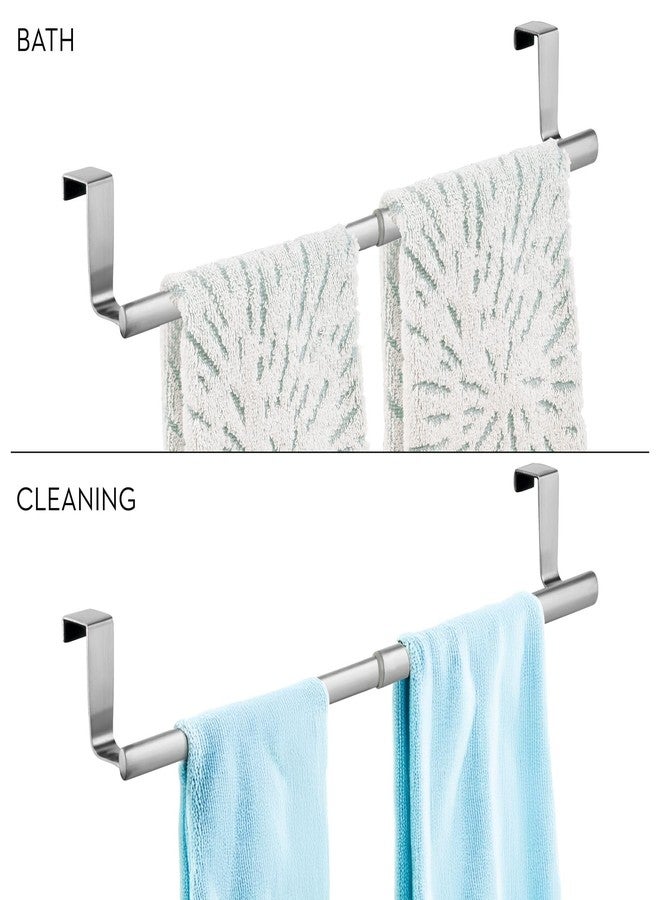 InterDesign iDesign Axis Over Cabinet Expandable Towel Bar, Brushed Stainless Steel - Image 3