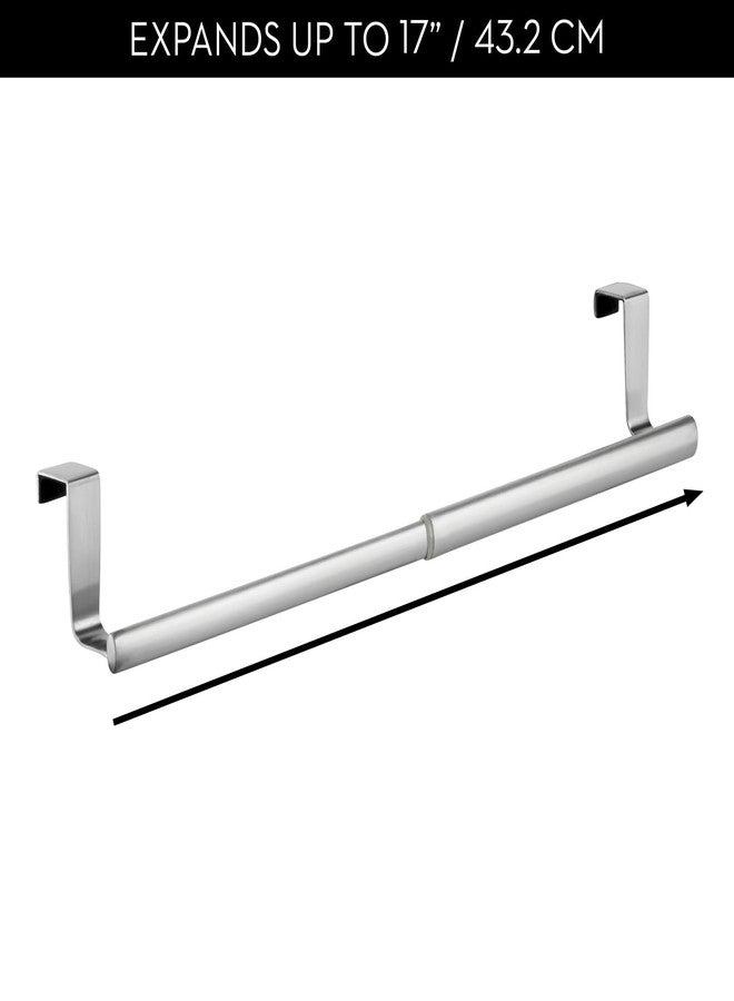 InterDesign iDesign Axis Over Cabinet Expandable Towel Bar, Brushed Stainless Steel - Image 5