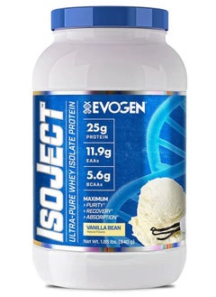 Evogen Nutrition Isoject Protein Vanilla Bean 28 Servings 840g  - Image 1