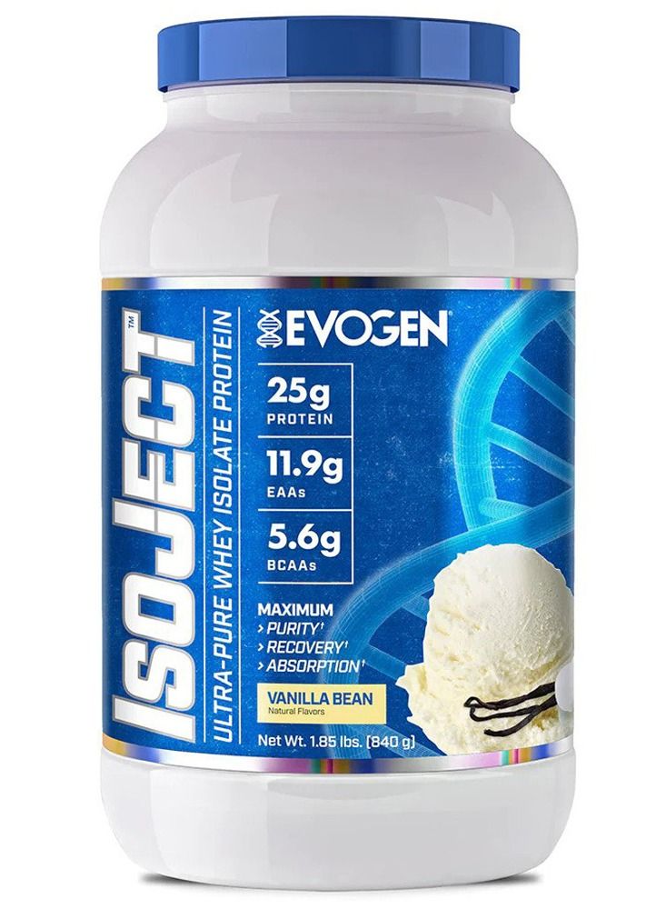 Evogen Nutrition Isoject Protein Vanilla Bean 28 Servings 840g - Image 1