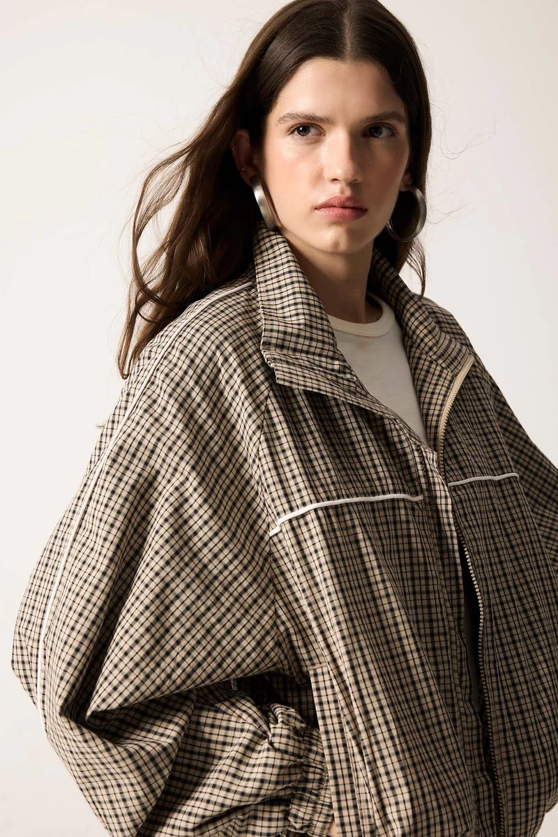 Dog Collar Cotton Cotton Lined Jacket