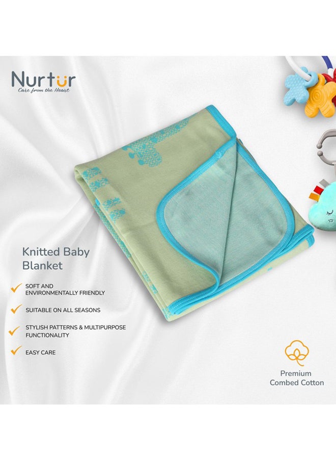 Nurtur Soft Baby Blankets For Boys And Girls 100% Combed Cotton Lightweight Fleece  - Image 4