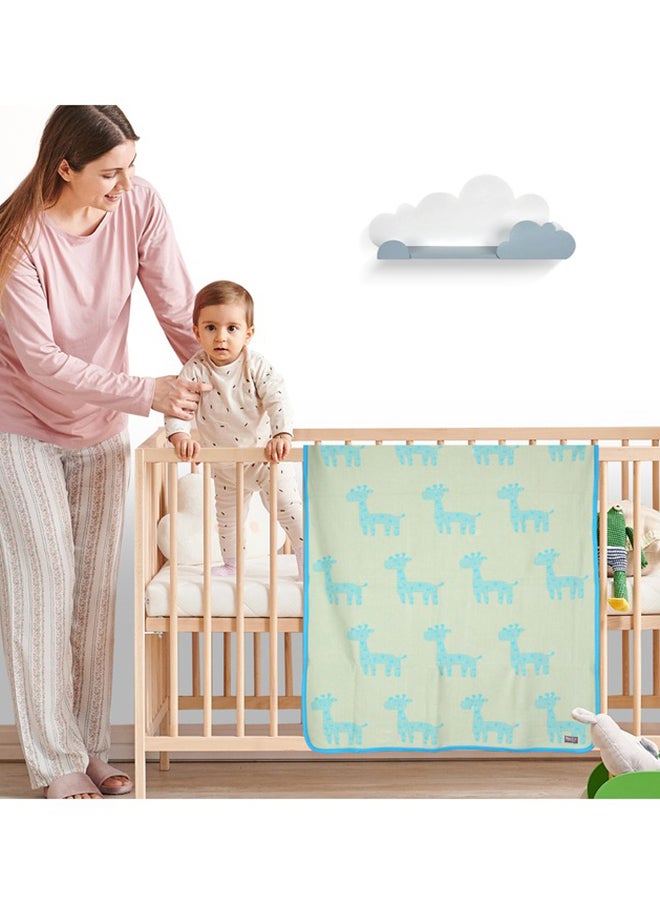 Nurtur Soft Baby Blankets For Boys And Girls 100% Combed Cotton Lightweight Fleece  - Image 3