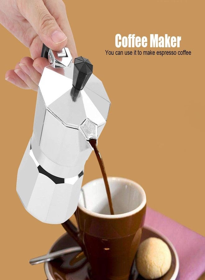 Tbest Coffee Maker,50mL 1 Cup Aluminum Italian Type Pot Espresso Coffee Maker Stove Home Office Use - Image 5