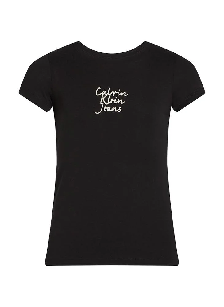 Calvin Klein Jeans Youth Graphic Logo Slim T-Shirt