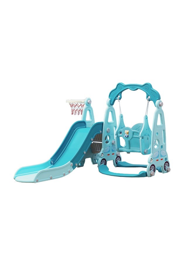 XIANGYU Indoor Playground 3 In 1 Home Garden Plastic Baby Indoor And Outdoor Swing And Slide Play Set  - Image 1