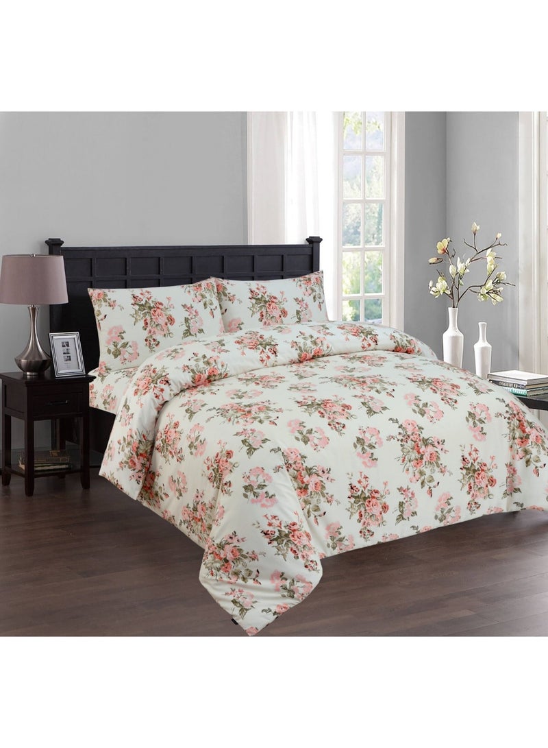 3 Pcs Flat Sheet Set Cotton T-150 - Made in Pakistan