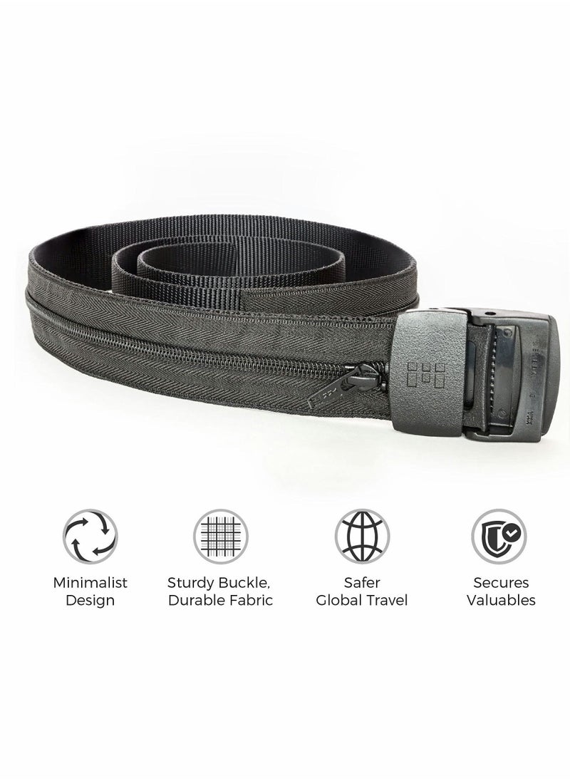 Excefore Money Belt for Men, Travel Security Belt with Hidden Money Compartment Pocket  - Image 2
