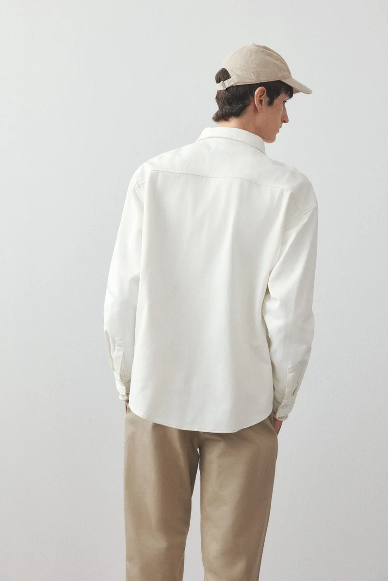 H&M Loose Fit Denim shirt