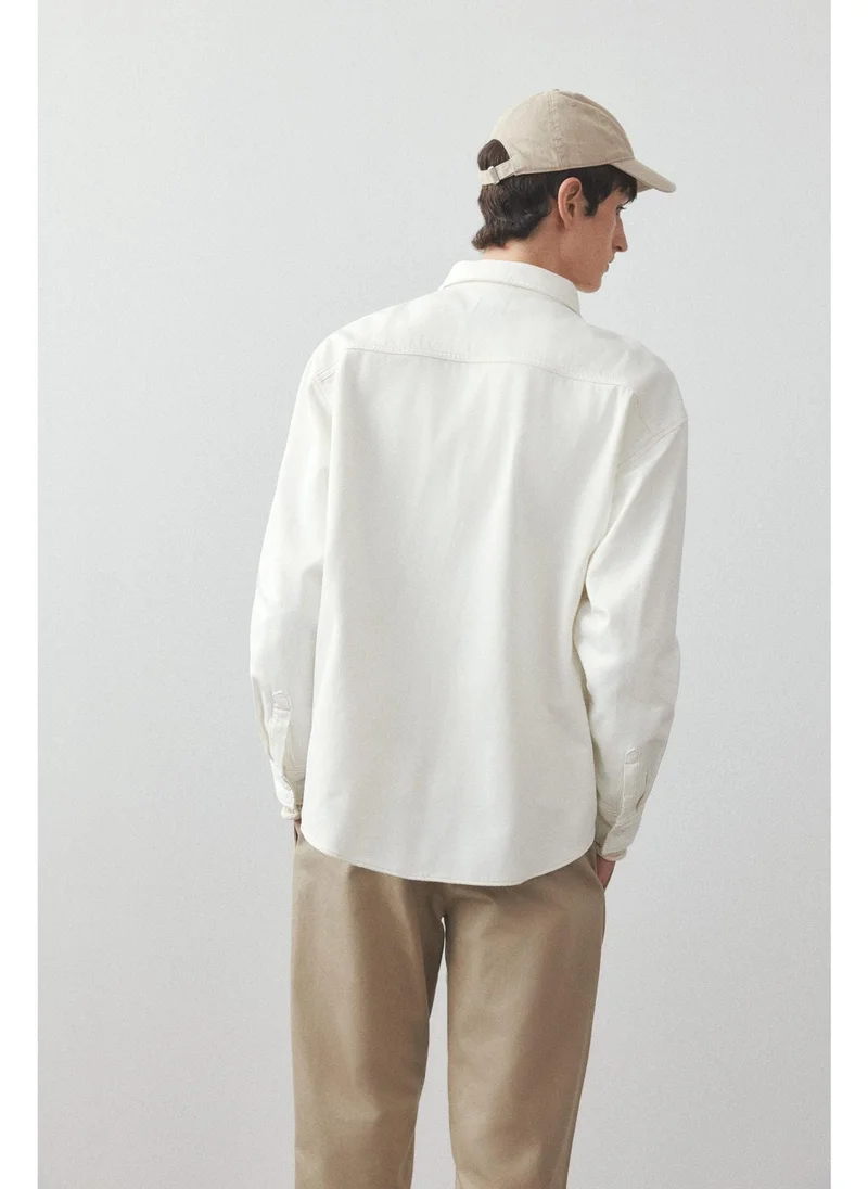 H&M Loose Fit Denim shirt