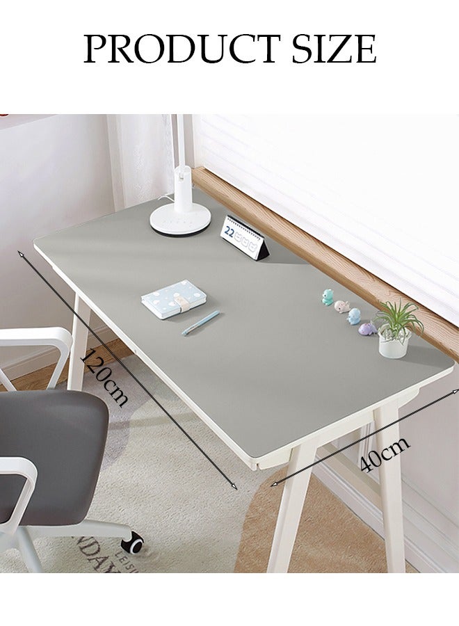 DUNISO Desk Pad Protector Mat, Dual Side PU Leather Desk Mat, Laptop Mat, Desk Protecor Mat, Large Mouse Pad Waterproof Desk Organizers Office Home Table Decor Gaming Writing Mat Smooth - Image 2