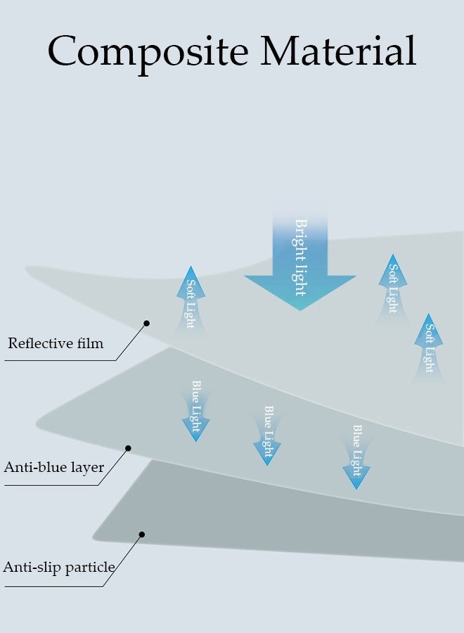 DUNISO Desk Pad Protector Mat, Dual Side PU Leather Desk Mat, Laptop Mat, Desk Protecor Mat, Large Mouse Pad Waterproof Desk Organizers Office Home Table Decor Gaming Writing Mat Smooth - Image 5