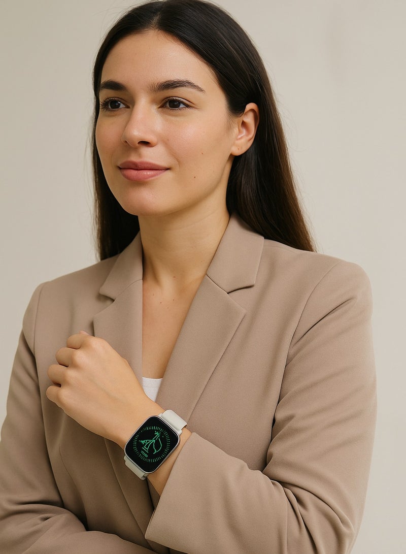 erorex Islamic Smartwatch with Hijri Calendar, Prayer Alerts & Elegant Display - Image 3