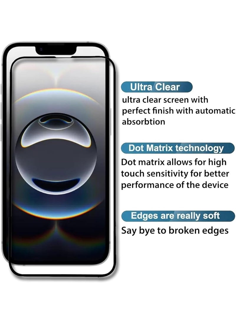 Iphone 16E Screen Protector, Full Glue, Bubble Free, Anti-Scratch, Anti-Fingerprint, 9H Hardness 3D Curved Edge Tempered Glass Screen Protector for Iphone 16e 2025  - Image 4