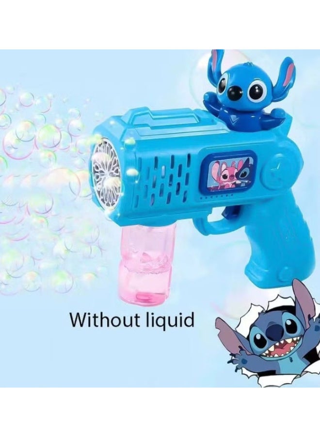 Stitch Personal Bubble Gun - Fully Automatic Bubbles, with Colorful Light Effects