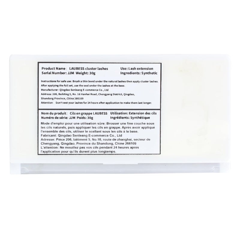 LAUBESS Lash Clusters 72pcs Individual Lashes D Curl Cluster Lashes Eyelash Clusters DIY Lash Extension Kit Cluster Eyelash Extensions (01-0.07D, 12mm) - Image 5