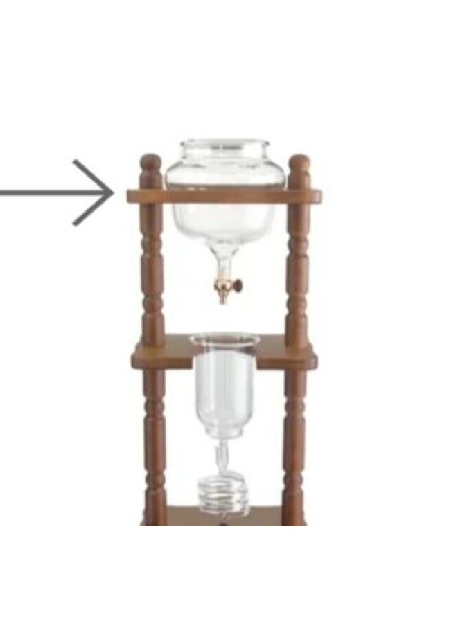 Yama Glass Top Glass Beaker for CDM 8cups Cold Drip Tower  - Image 2