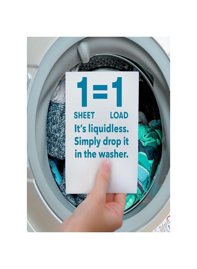 ECOS Laundry Detergent Sheets Vegan, No Plastic Jug, No Mess & Liquid Free - Laundry Sheets in Washer - Hypoallergenic, Plant Powered Laundry Detergent Sheets - Magnolia & Lily - 50 Sheets (Pack of 1) - Image 2