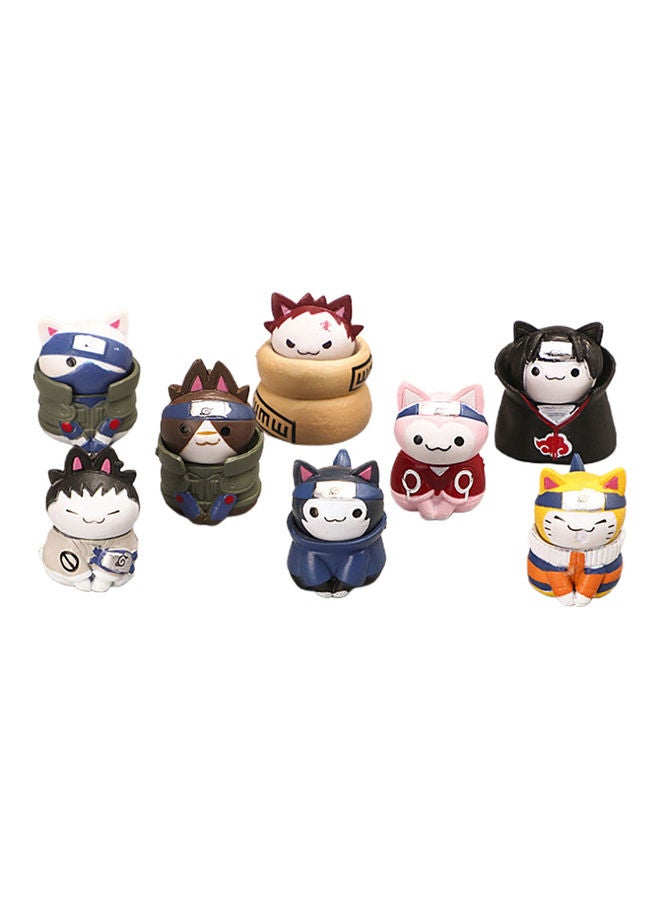 8-Piece Naruto Cartoon Anime Figure - Image 1