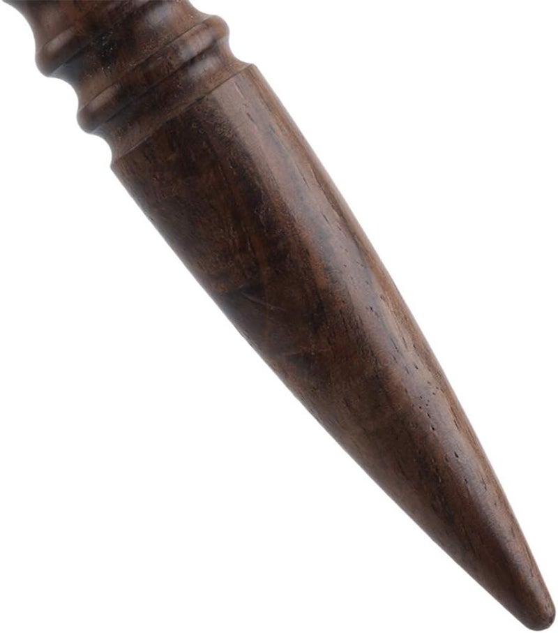cheekyglo Leather Polishing Tool DIY Handmade Leather Tools Leather Edge Burnisher Polished Wood Stick,Ebony - Image 2