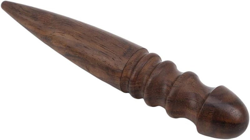 cheekyglo Leather Polishing Tool DIY Handmade Leather Tools Leather Edge Burnisher Polished Wood Stick,Ebony - Image 3