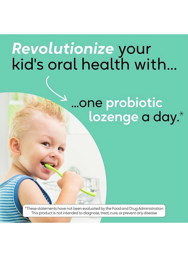 BioGaia Prodentis Kids | Dental Probiotics for Teeth and Gums | Promotes Good Oral Health & Gut Health Too | Oral Probiotics | 30 Apple-Flavored Lozenges | 1-Pack - Image 2