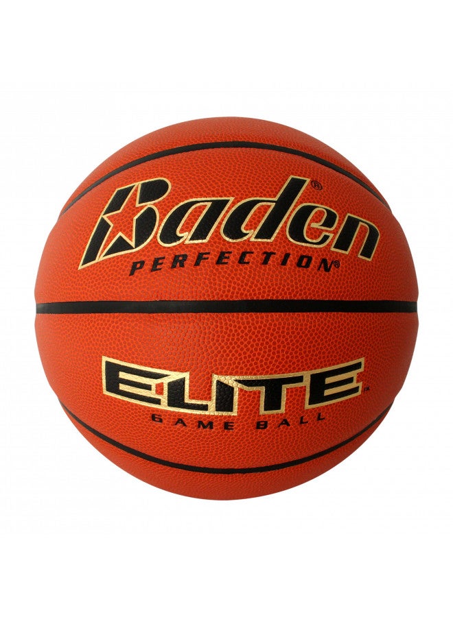 Baden Elite Indoor Game Composite Basketball - Official Size 6 & 7 | Premium Quality for Professional Play | Ideal for Indoor Games - Image 1