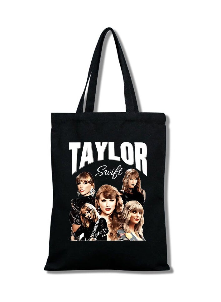 Taylor Swift Taylor Swift The Eras Tour Official Merchandise Black Tote Bag Ltd Edition 
