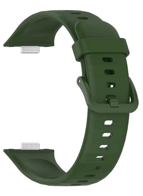 Silicone Strap For Huawei Watch Fit 3 Band Replacement Strap For Huawei Watch Fit3 Strap For Huawei Fit 3 Watchband Green