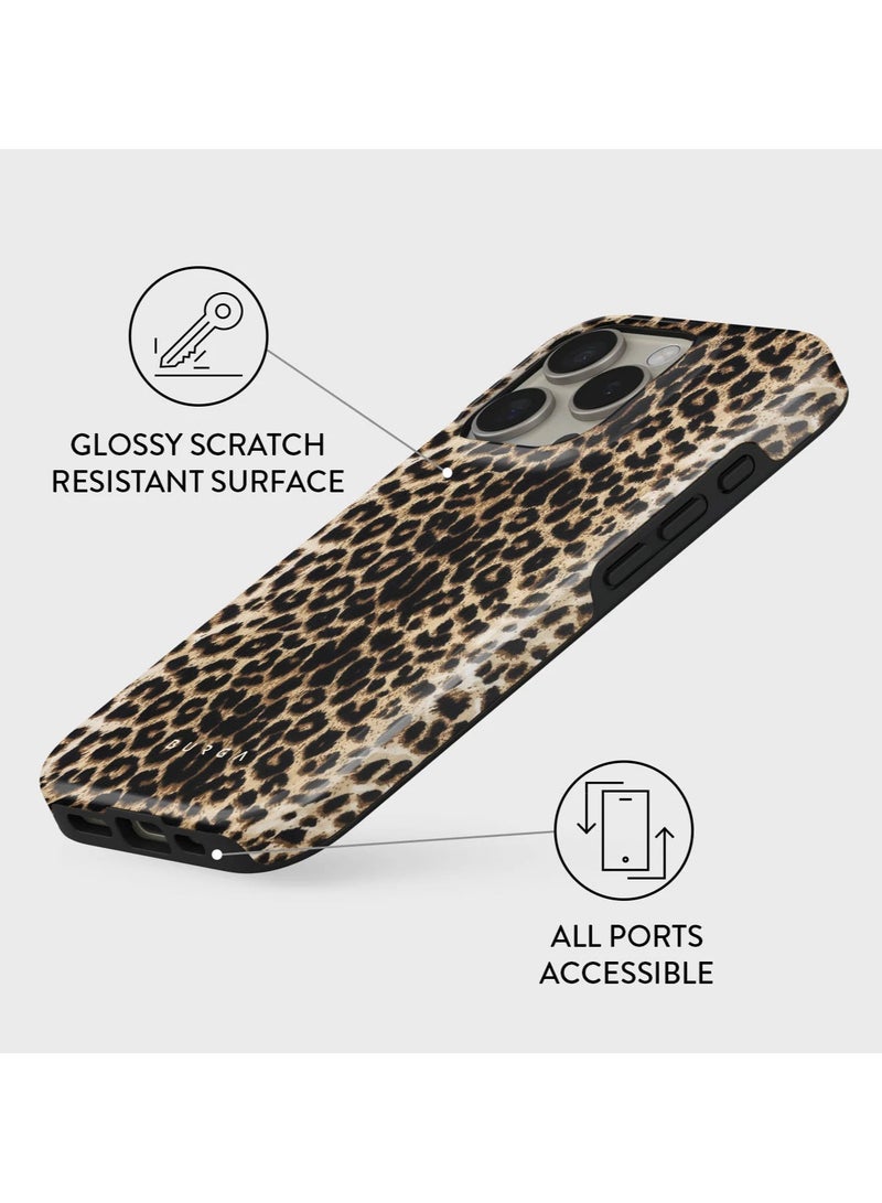 BURGA iPhone 16 Pro Max Case, 2 Piece Hard Shell + TPU Silicone Interior, Shock Absorption, All Port Accessible, Raised Bezel For Screen & Camera Protection, Never Fading HQ Print,Pure Instinct - Image 3